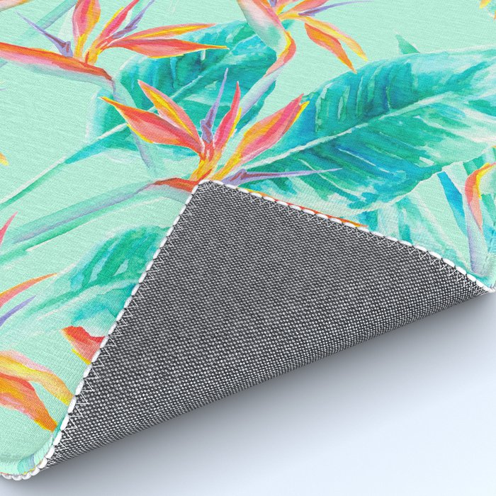 Birds Of Paradise Mint Rug Gallery Image 4