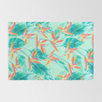 Birds Of Paradise Mint Rug Gallery Image 2