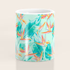 Birds Of Paradise Mint Coffee Mug Gallery Image 4