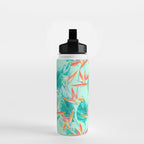 Birds Of Paradise Mint Water Bottle Gallery Image 2
