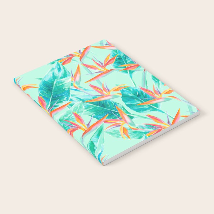 Birds Of Paradise Mint Notebook Gallery Image 2
