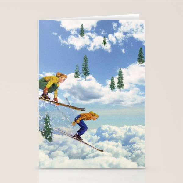 Pow Clouds Stationery Card Gallery Image 1