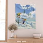 Pow Clouds Wall Tapestry Gallery Image 2
