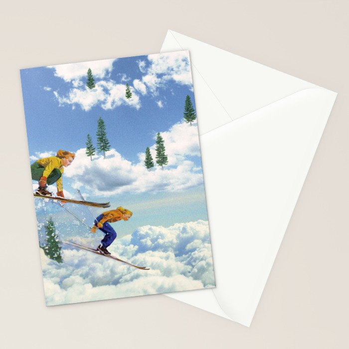 Pow Clouds Stationery Card Gallery Image 2