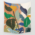 Abstract autumn branch close up  Wall Tapestry Gallery Image 4