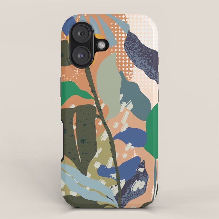 Abstract autumn branch close up  iPhone Case Gallery Image 1