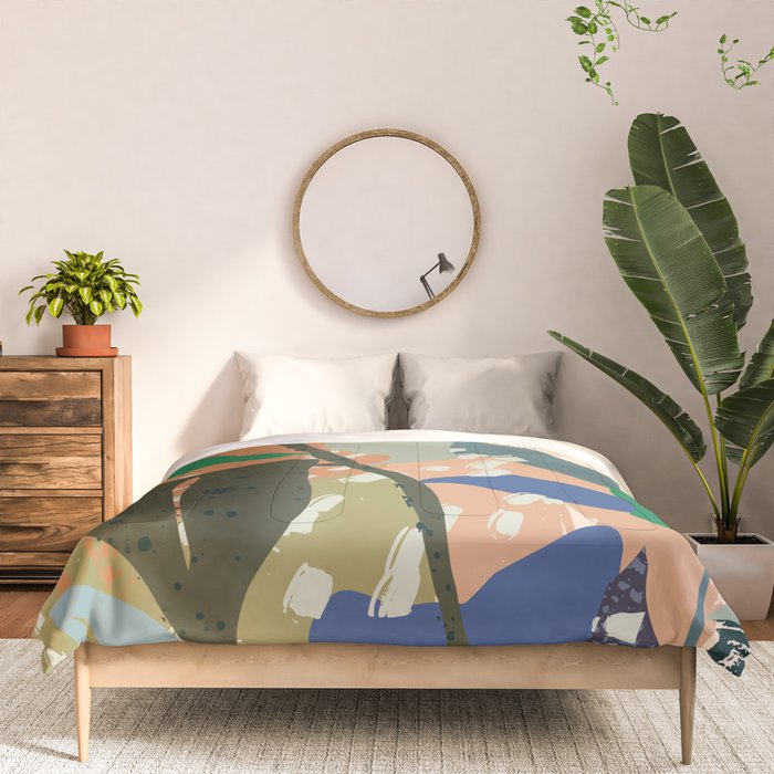Abstract autumn branch close up  Comforter Gallery Image 3