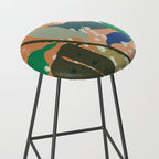 Abstract autumn branch close up  Stool Gallery Image 2