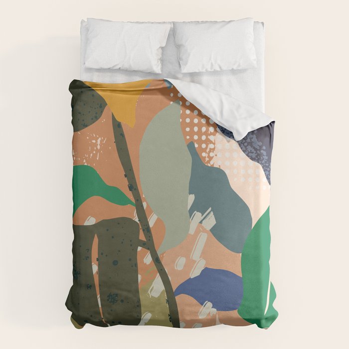 Abstract autumn branch close up  Duvet Cover Gallery Image 6