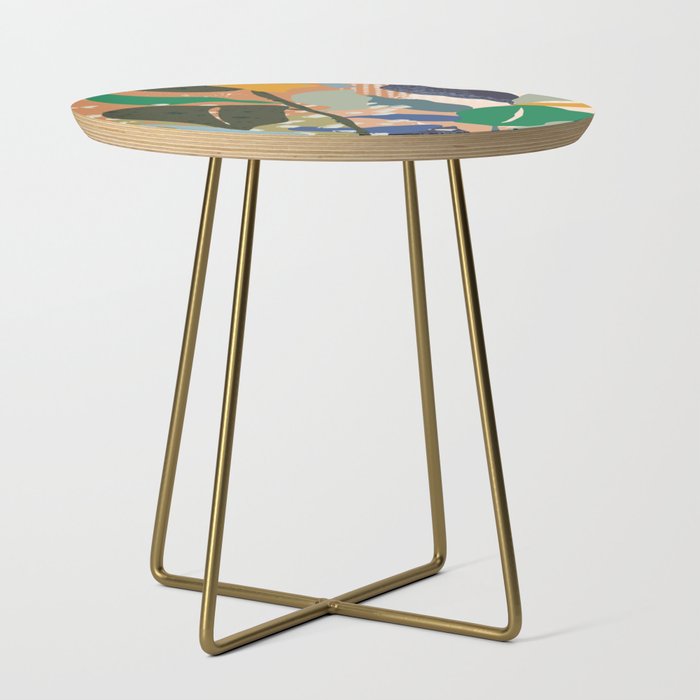 Abstract autumn branch close up  Side Table Gallery Image 1