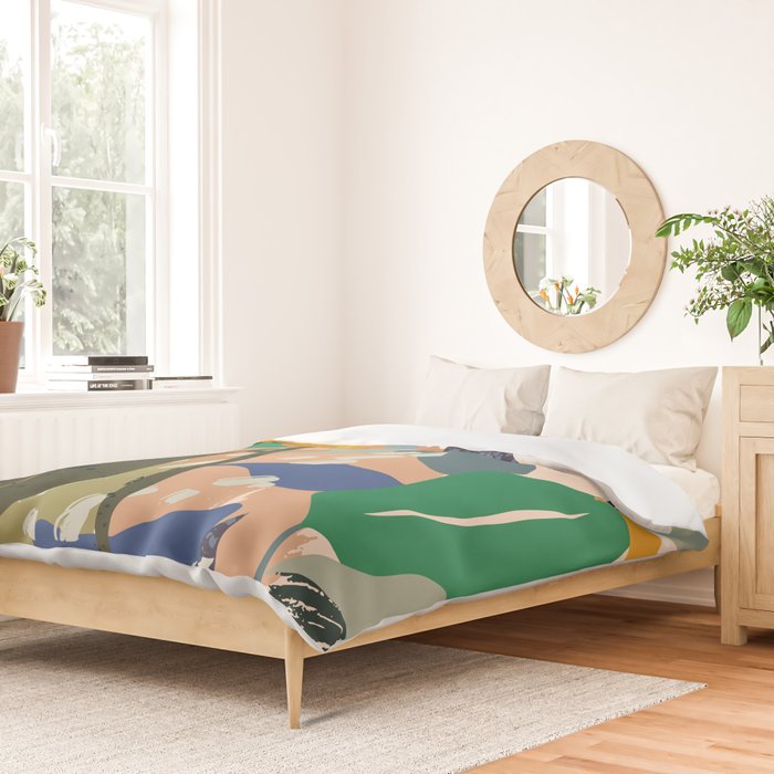 Abstract autumn branch close up  Duvet Cover Gallery Image 2