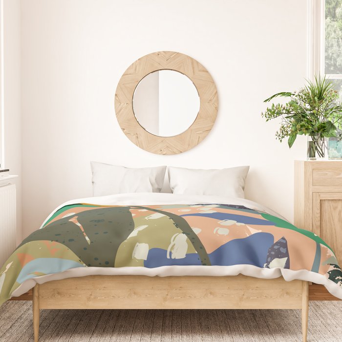 Abstract autumn branch close up  Duvet Cover Gallery Image 3