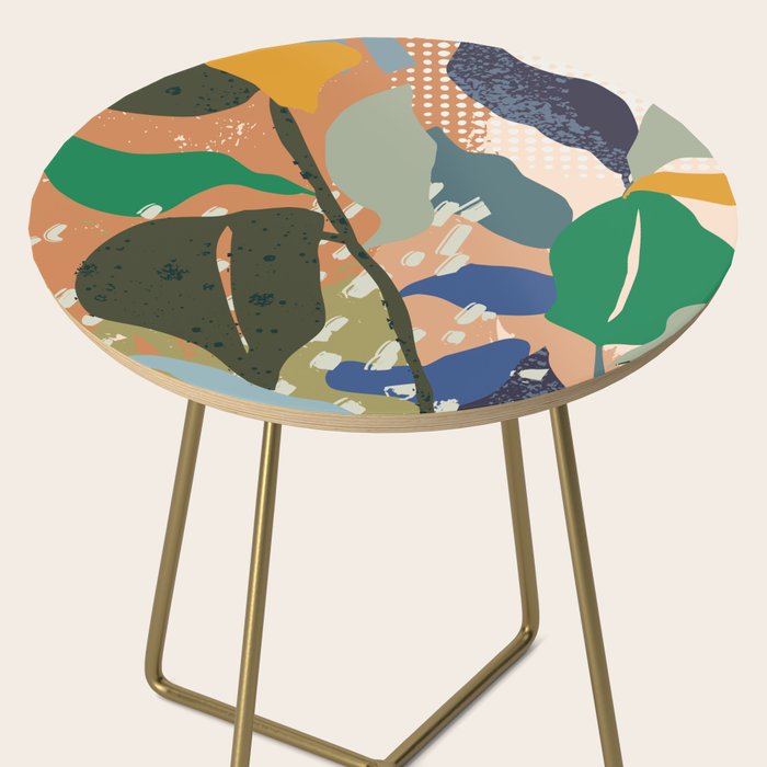 Abstract autumn branch close up  Side Table Gallery Image 2