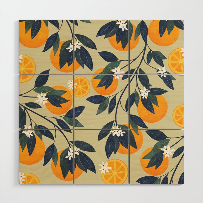 Fruit Market inspiration Valencia Wood Wall Art Gallery Image 1