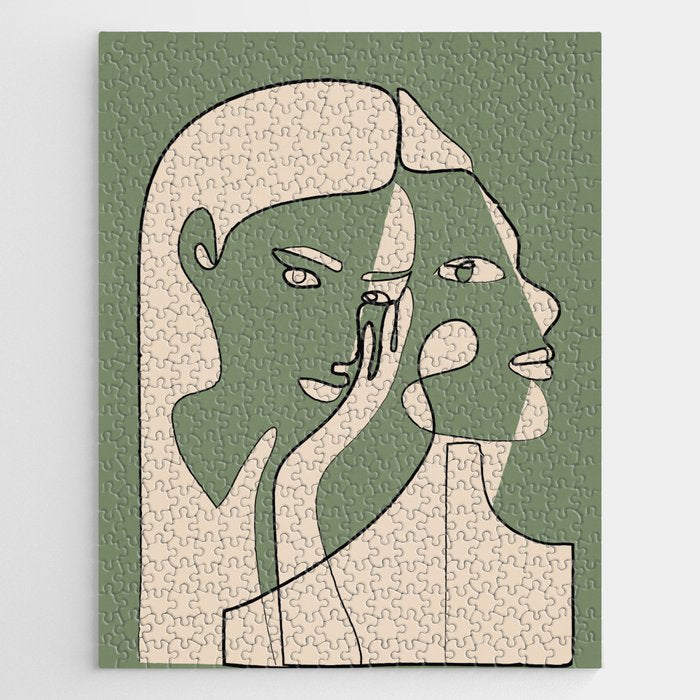 Abstract Faces 8 Jigsaw Puzzle Gallery Image 1