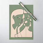 Abstract Faces 8 Wrapping Paper Gallery Image 1