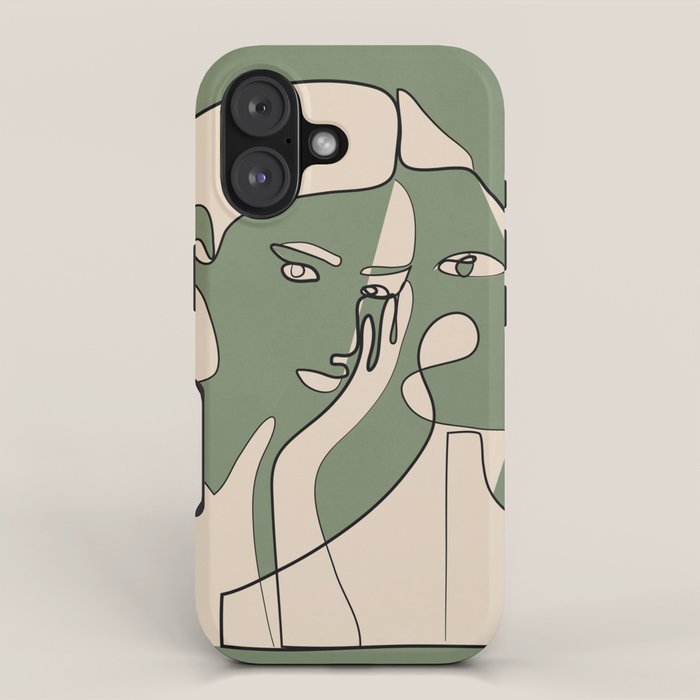 Abstract Faces 8 iPhone Case Gallery Image 1