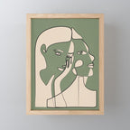 Abstract Faces 8 Mini Art Print Gallery Image 1