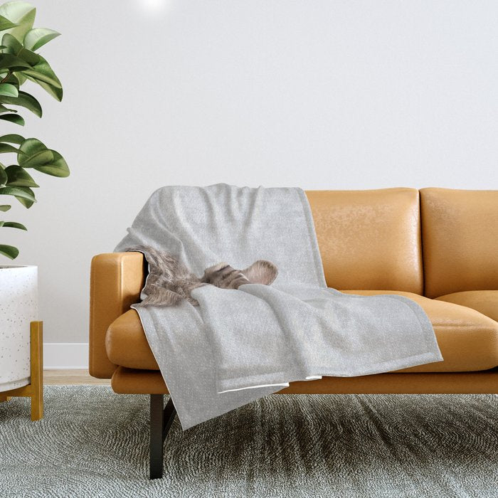 Rabbit Tail - Colorful Throw Blanket Gallery Image 1