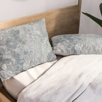 Vintage Lunar Moon Map, 1960s Pillow Sham Gallery Image 2