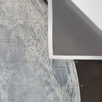 Vintage Lunar Moon Map, 1960s Wall Tapestry Gallery Image 3