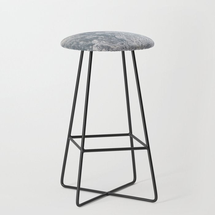 Vintage Lunar Moon Map, 1960s Stool Gallery Image 1