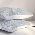 Vintage Lunar Moon Map, 1960s Pillow Sham Gallery Image 3