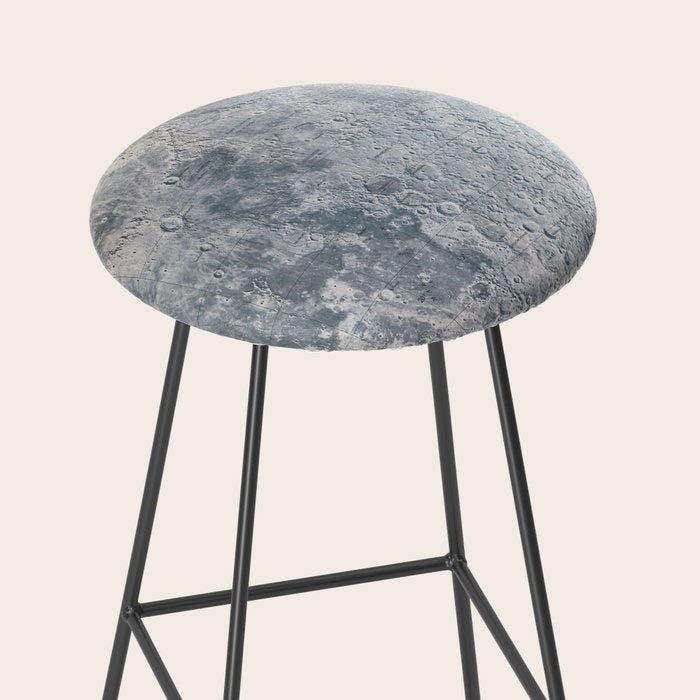 Vintage Lunar Moon Map, 1960s Stool Gallery Image 2