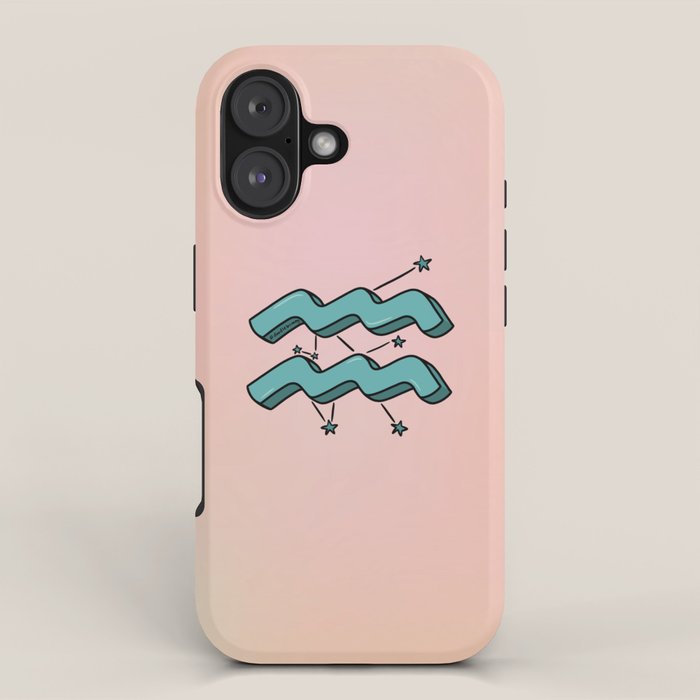 Aquarius Symbol iPhone Case Gallery Image 1