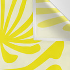 abstract blossom flower-yellow Wall Tapestry Gallery Image 3