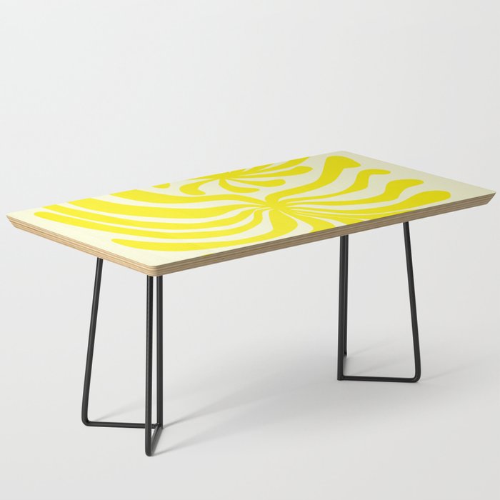 abstract blossom flower-yellow Coffee Table Gallery Image 1