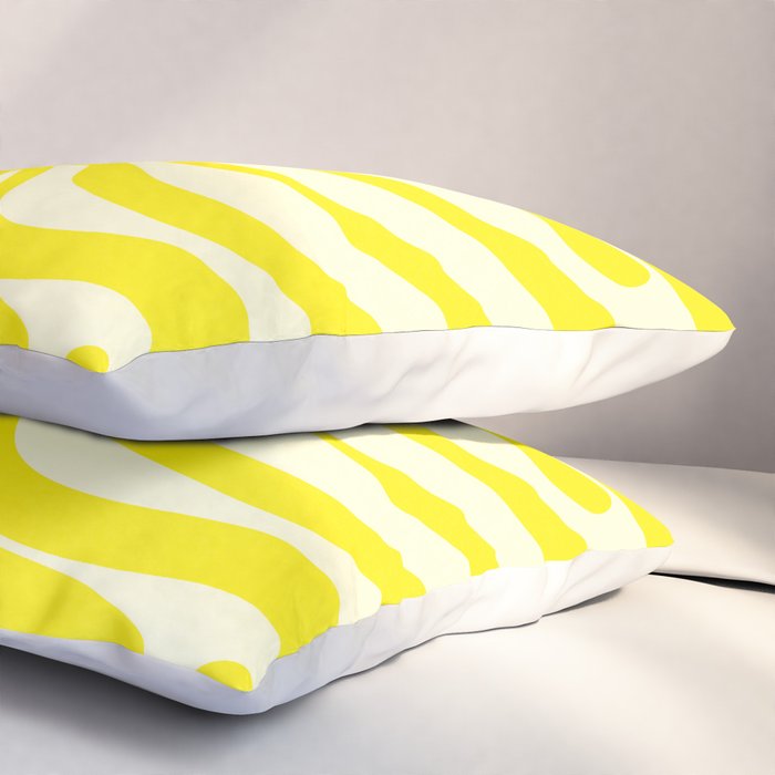 abstract blossom flower-yellow Pillow Sham Gallery Image 3