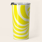abstract blossom flower-yellow Travel Mug Gallery Image 3