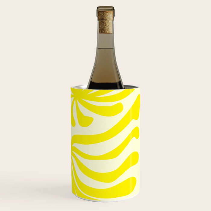 abstract blossom flower-yellow Wine Chiller Gallery Image 3