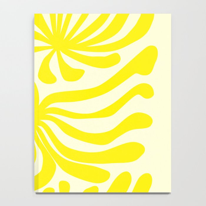 abstract blossom flower-yellow Notebook Gallery Image 4