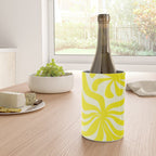 abstract blossom flower-yellow Wine Chiller Gallery Image 4