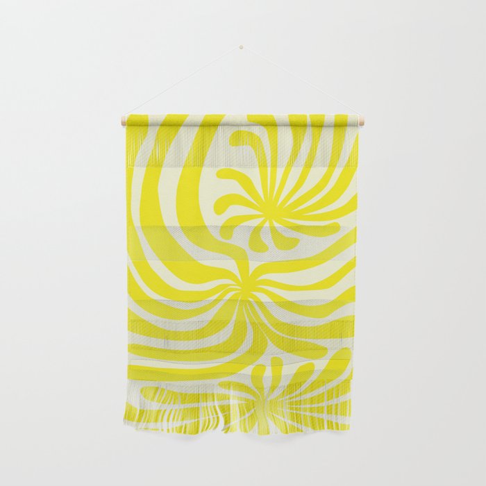 abstract blossom flower-yellow Wall Hanging Gallery Image 1