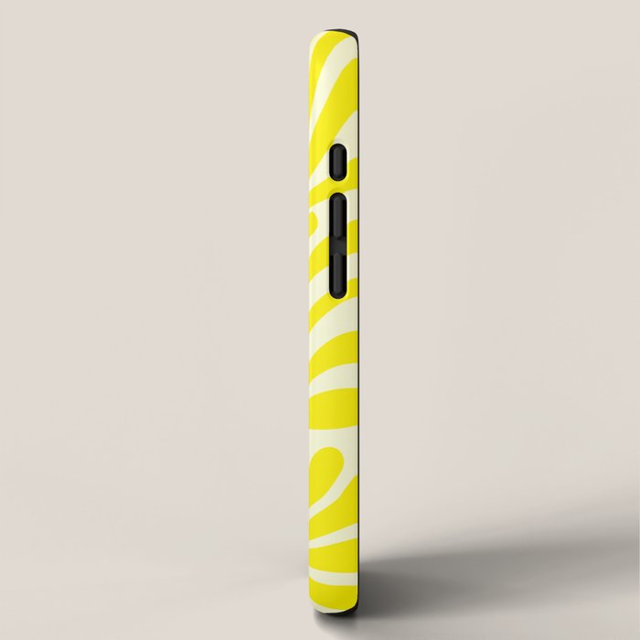 abstract blossom flower-yellow iPhone Case Gallery Image 2