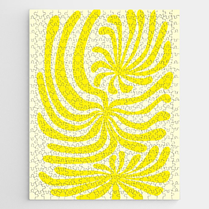abstract blossom flower-yellow Jigsaw Puzzle Gallery Image 1
