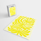 abstract blossom flower-yellow Jigsaw Puzzle Gallery Image 2