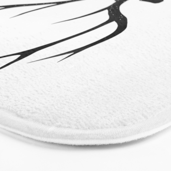 The Black Deer Bath Mat Gallery Image 3