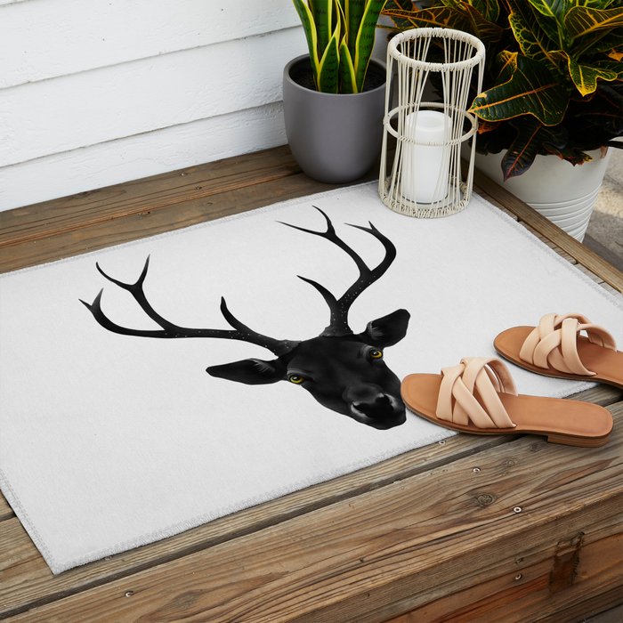 The Black Deer Outdoor Rug Gallery Image 2