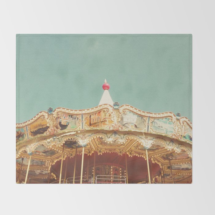 Carousel Lights Throw Blanket Gallery Image 2