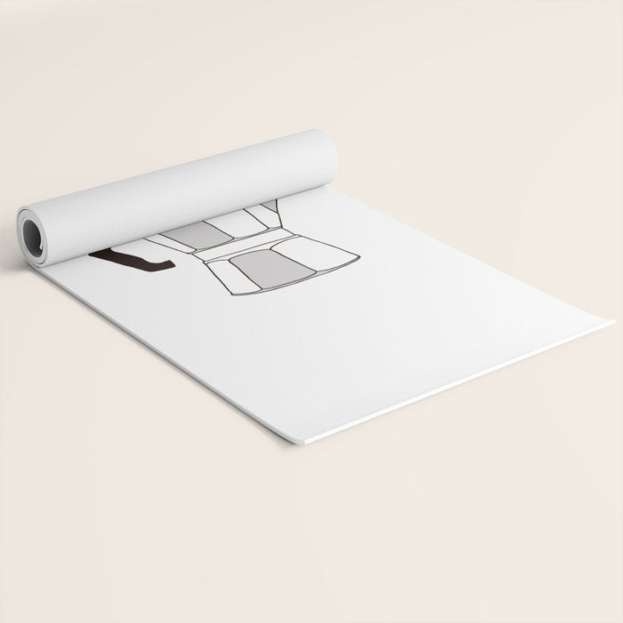 Moka Flowers Yoga Mat Gallery Image 2