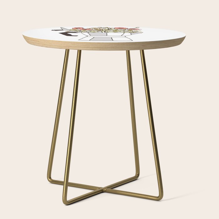 Moka Flowers Side Table Gallery Image 1