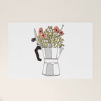 Moka Flowers Welcome Mat Gallery Image 1