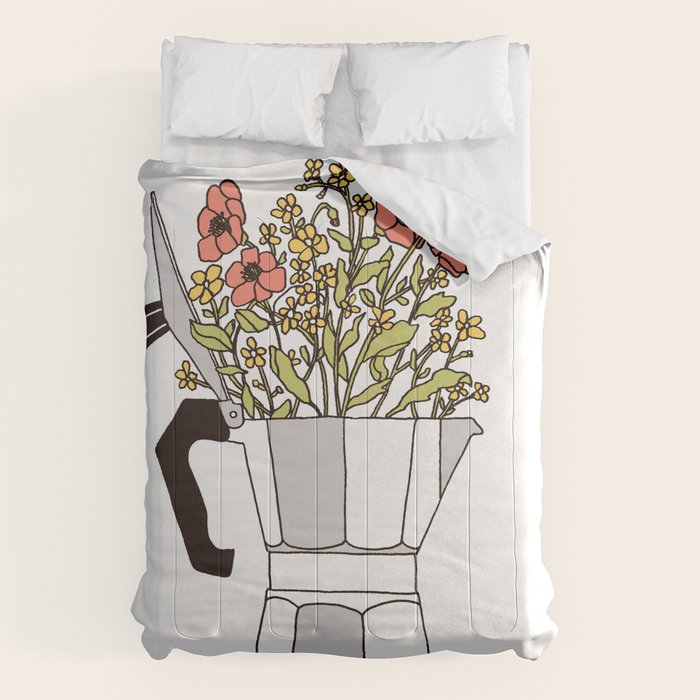 Moka Flowers Comforter Gallery Image 6