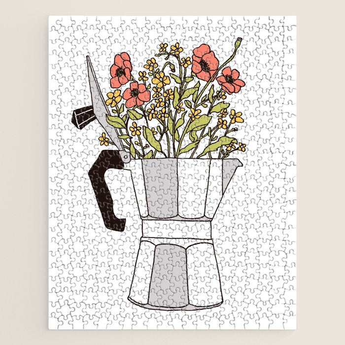Moka Flowers Jigsaw Puzzle Gallery Image 1