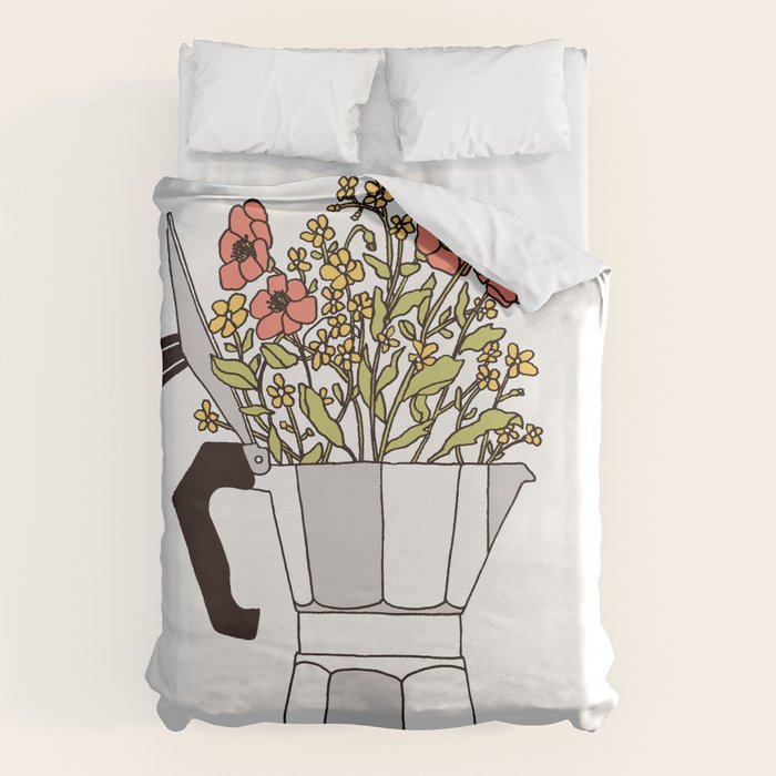 Moka Flowers Duvet Cover Gallery Image 6