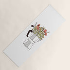 Moka Flowers Yoga Mat Gallery Image 1